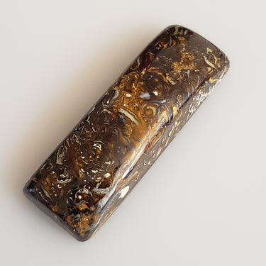 Natural Boulder Opal Cabochon. Size- approx. 38x13mm